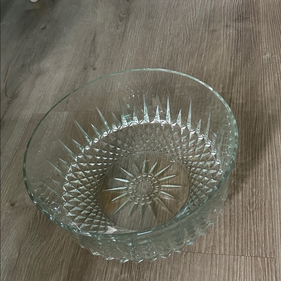 Vintage 1960s Made in France Arcoroc Glass  Serving Bowl Decorative Bowl 8” - Picture 4 of 5